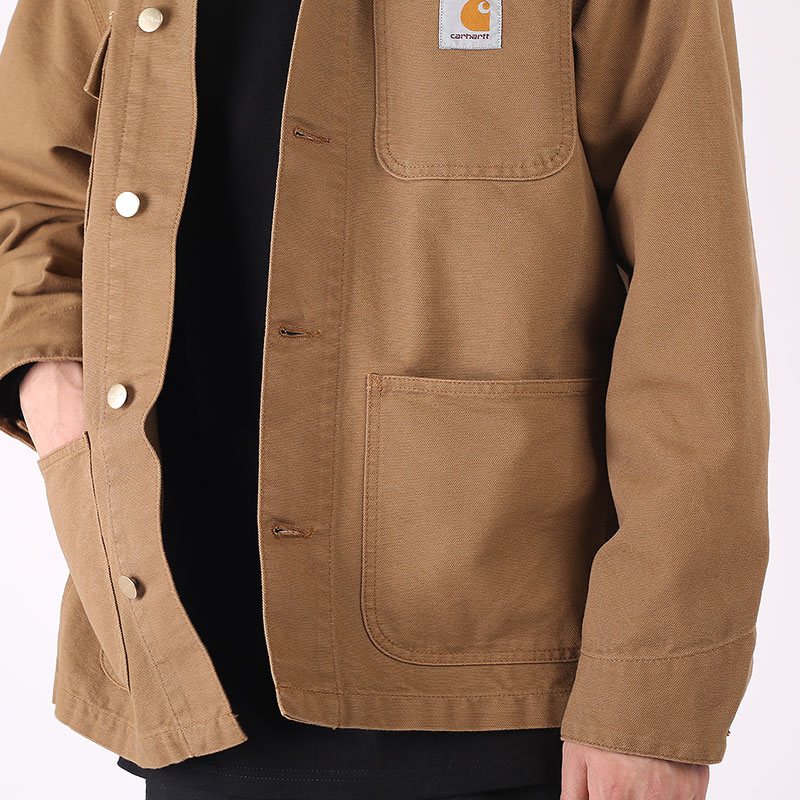 Мужская куртка Carhartt WIP Michigan Coat (I026480-hlt brown)  - цена, описание, фото 7